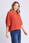ELM LUELA SHORT SLEEVE KNIT 