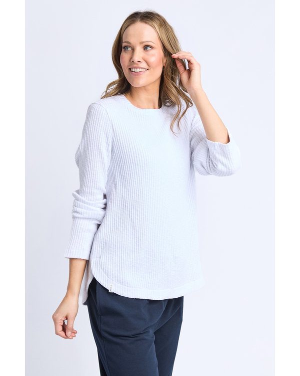 ELM VERONICA RIB L/S TEE