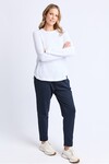 ELM VERONICA RIB L/S TEE