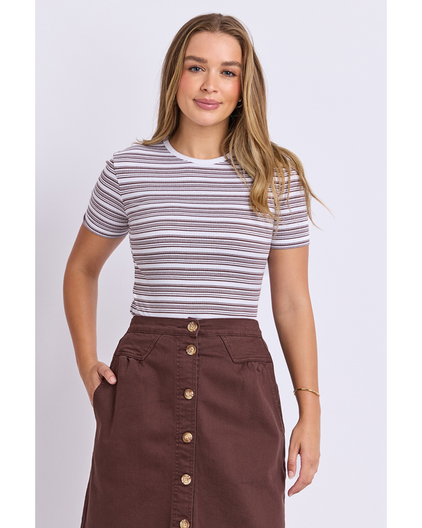 FOXWOOD LEONA RIB TOP