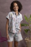 ELM JADE PRINT DENIM SHIRT