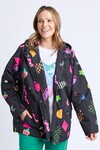 ELM LICORICE GALAXY RAINCOAT
