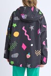 ELM LICORICE GALAXY RAINCOAT