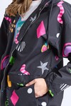 ELM LICORICE GALAXY RAINCOAT