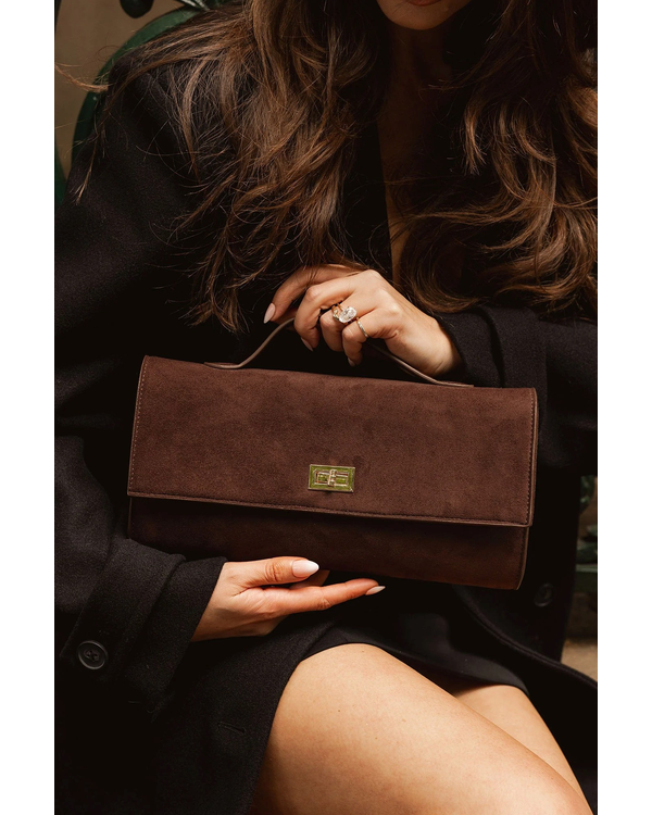 LOUENHIDE DELANEY SUEDETTE  CLUTCH