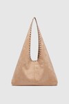 LOUENHIDE HAILEY SUEDETTE SHOULDER BAG