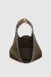 LOUENHIDE HAILEY SUEDETTE SHOULDER BAG