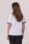 DEMOCRACY STRIPE TRIM TEE