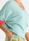 LD+CO CONTRAST CUFF TOP