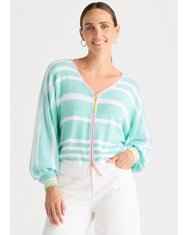 ZAKET & PLOVER STATEMENT CARDI