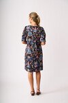 FOIL WAVE ALONG DRESS