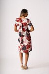 FOIL SWING BACK DRESS