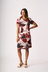 FOIL SWING BACK DRESS