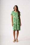 FOIL SWING BACK DRESS