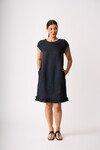 FOIL RUFFLE DREAMS DRESS
