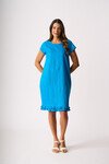 FOIL RUFFLE DREAMS DRESS
