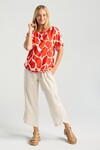 BLACKSTONE LYDIA FRILL TOP