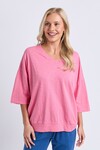 ELM MAZIE VEE NECK SWEAT