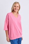 ELM MAZIE VEE NECK SWEAT