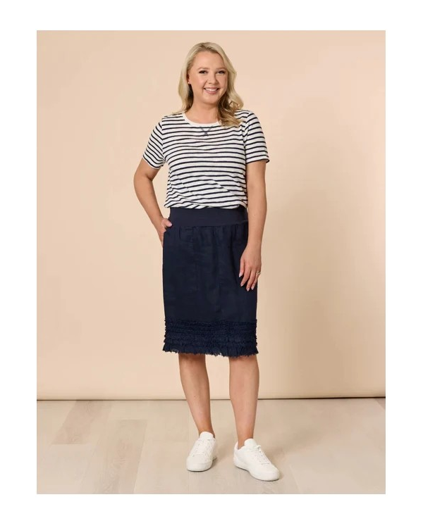 GORDON SMITH RUFFLE HEM SKIRT
