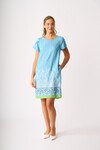 FOIL TULIP SLEEVE DRESS