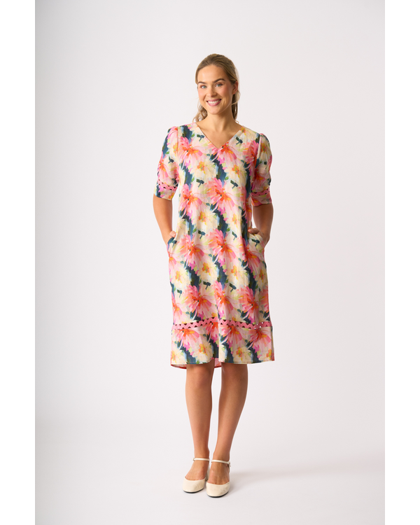 FOIL TRIM TIME DRESS