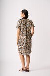 PREEN BACK PLEAT DRESS