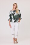 DUO BREEZE SHIRRED TOP