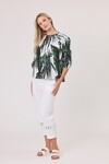 DUO BREEZE SHIRRED TOP