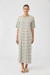EB+IVE STUDIO STRIPE TSHIRT DRESS