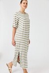 EB+IVE STUDIO STRIPE TSHIRT DRESS