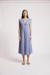 EB+IVE DUSK DENIM MAXI DRESS