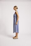 EB+IVE DUSK DENIM WRAP DRESS