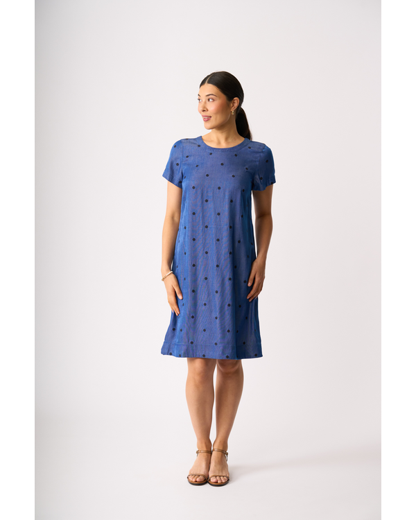 OH THREE SPOT ON A LINE DRESS