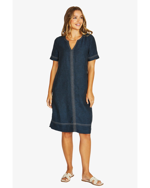 JUMP TACK STITCH DRESS