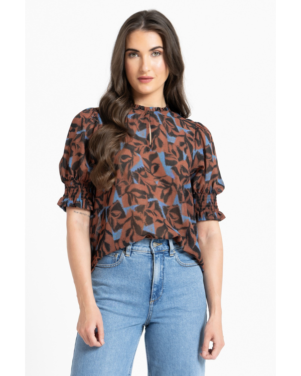 SEEKING LOLA MOVEMENT BLOUSE