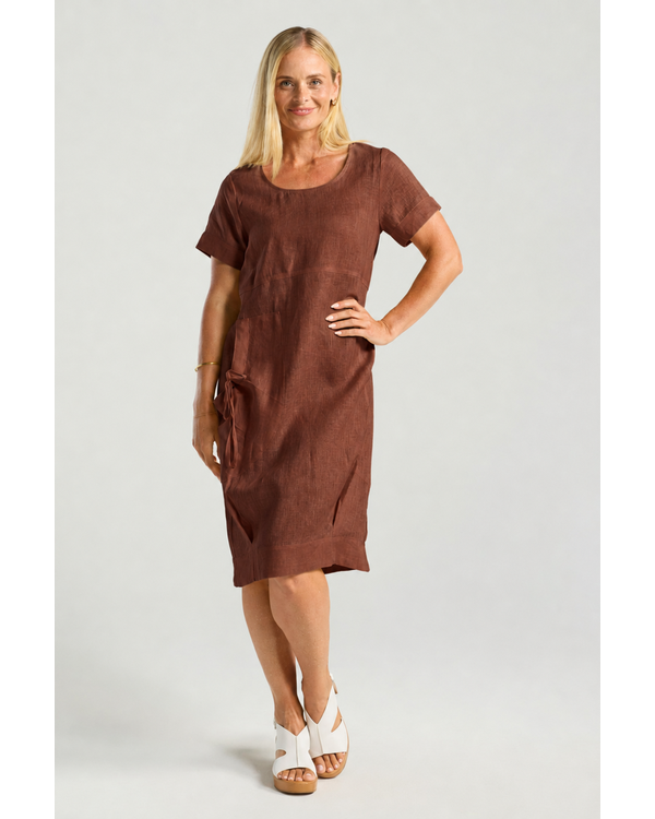 BLACKSTONE LILLIAN BUBBLE HEM DRESS