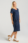 BLACKSTONE LILLIAN BUBBLE HEM DRESS