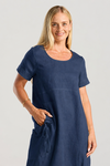 BLACKSTONE LILLIAN BUBBLE HEM DRESS
