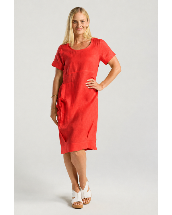 BLACKSTONE LILLIAN BUBBLE HEM DRESS