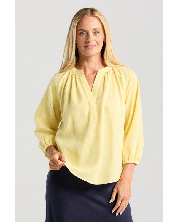 BLACKSTONE RENATA LINEN BLOUSE