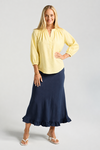 BLACKSTONE RENATA LINEN BLOUSE