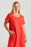 BLACKSTONE LILLIAN BUBBLE HEM DRESS