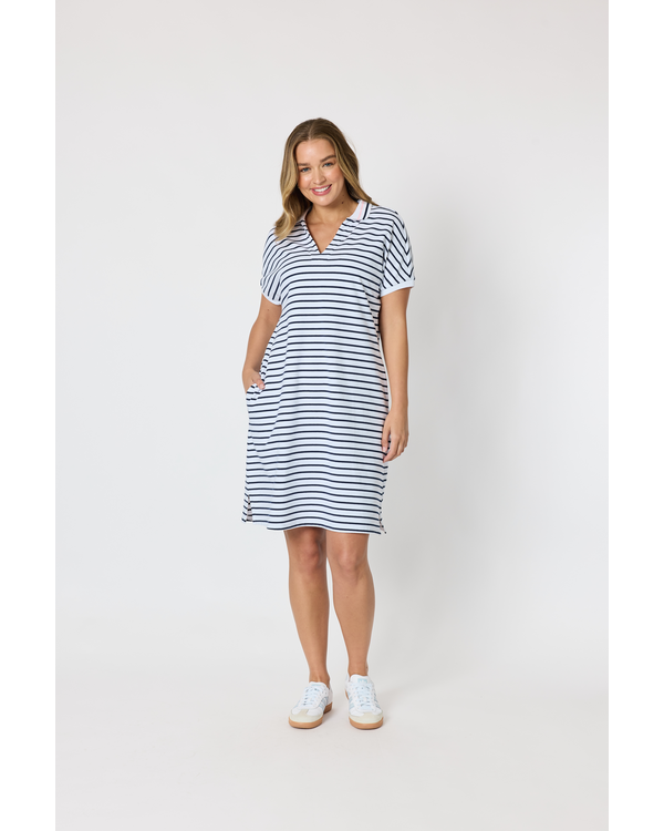 THREADZ SAILOR STRIPE DRESS