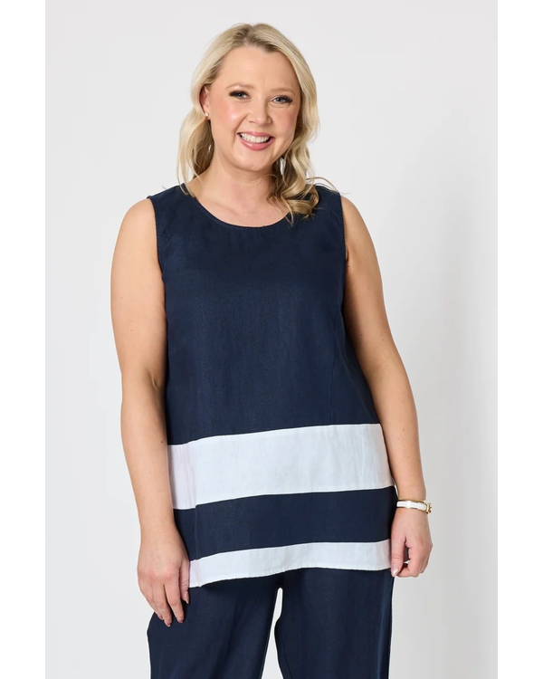 GORDON SMITH CHLOE LINEN TOP