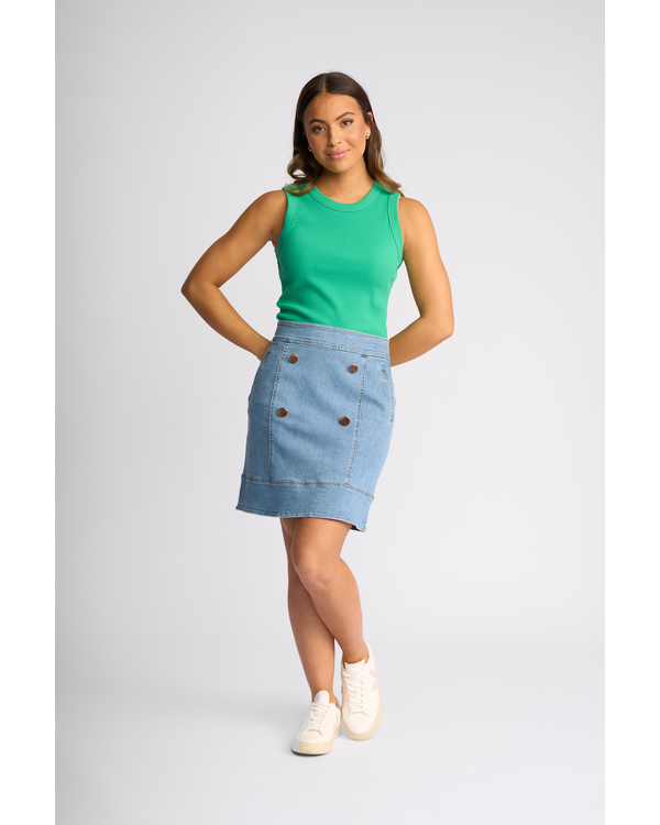 KNEWE DENIM SKIRT