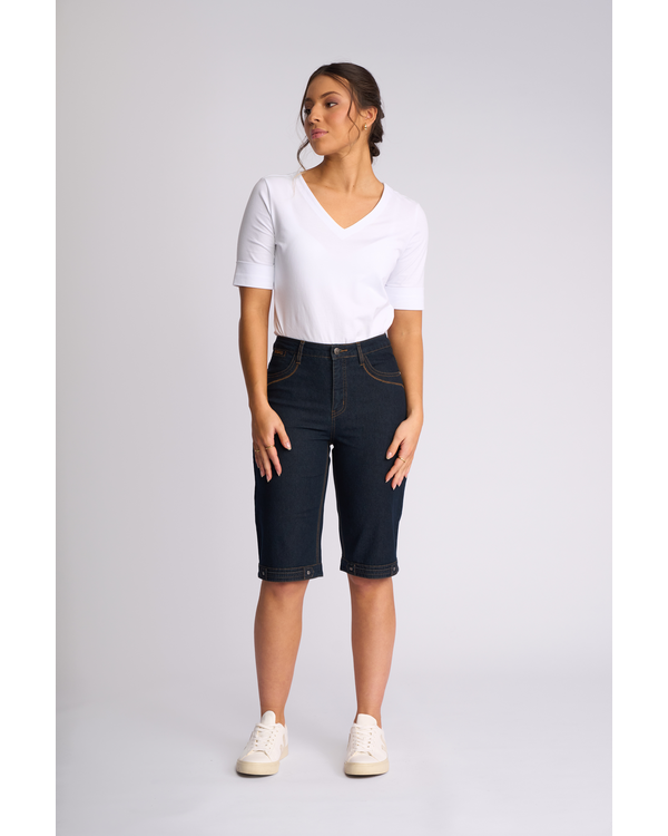 VASSALLI STRAIGHT LEG DENIM SHORT