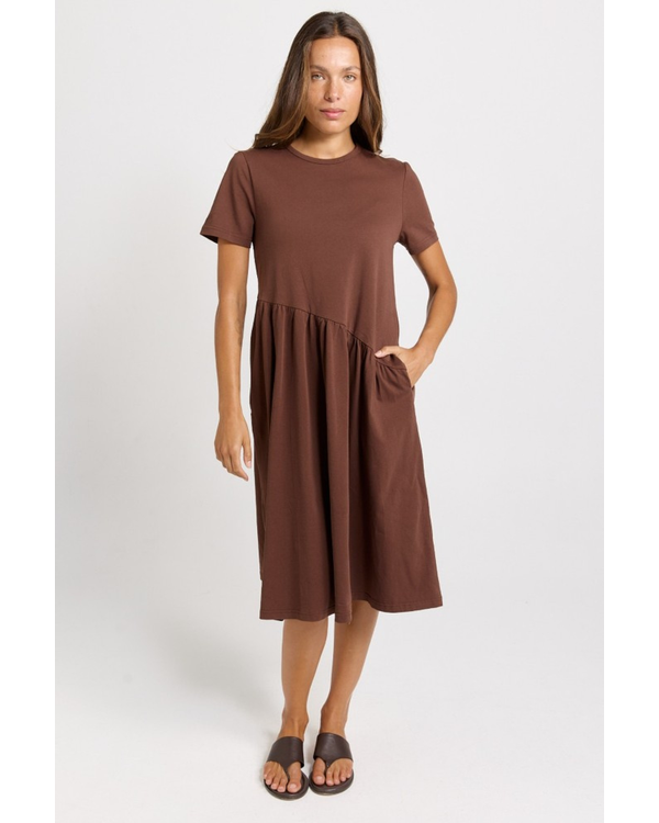 BETTY BASICS AVA ASYMMETRICAL DRESS