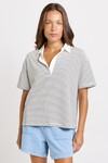 BETTY BASICS FREDDY POLO TOP