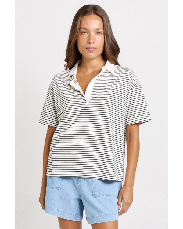 BETTY BASICS FREDDY POLO TOP